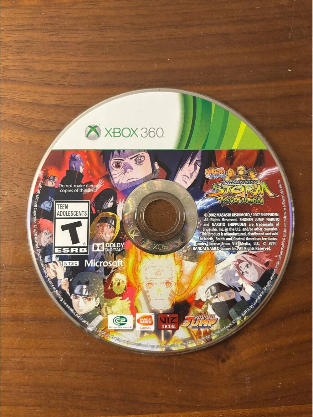 Naruto Shippuden Ultimate Ninja Storm Revolution (Microsoft Xbox 360, 2014)